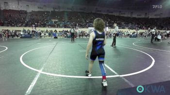 64 lbs Consi Of 8 #1 - Bentley Grigg, Tulsa Blue T Panthers vs Will Black, Perkins
