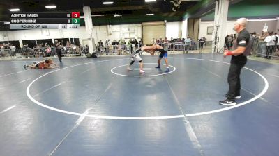 132 lbs Round Of 128 - Ashten Haley, NY vs Cooper Hinz, IA