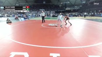 Boys 1B/2B 132 Quarterfinal - Dillan Yazzie, Lake Roosevelt vs Carson Kline, Reardan