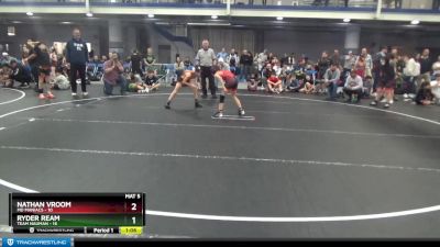 72 lbs Finals (2 Team) - Nathan Vroom, MD Maniacs vs Ryder Ream, Team Nauman