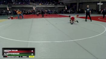 75 lbs Cons. Round 1 - Weston Taylor, Wabasso vs Rj Reiffenberger, Osakis