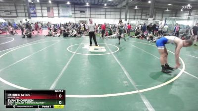 150 lbs Placement (4 Team) - Patrick Ayers, D1 ELITE vs Evan Thompson, NORTH CAROLINA WRESTLING FACTORY - BLUE