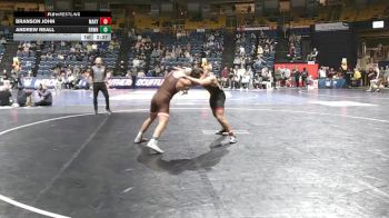 197 lbs Quarterfinal - Branson John, Maryland vs Andrew Reall, Brown University