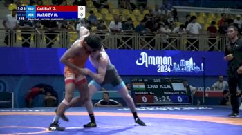 60 kg 1/8 Final - Gaurav Gaurav, India vs Marat Margiev, Individual Neutral Athletes