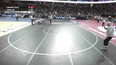 II-126 lbs Quarterfinal - Anthony Valls, Chenango Valley vs Aidan Lee, John Glenn