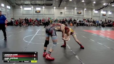 126 lbs Round 3 (4 Team) - Jameson Hare, Phoenix WC 2 vs Gabe Umstead, FORGE