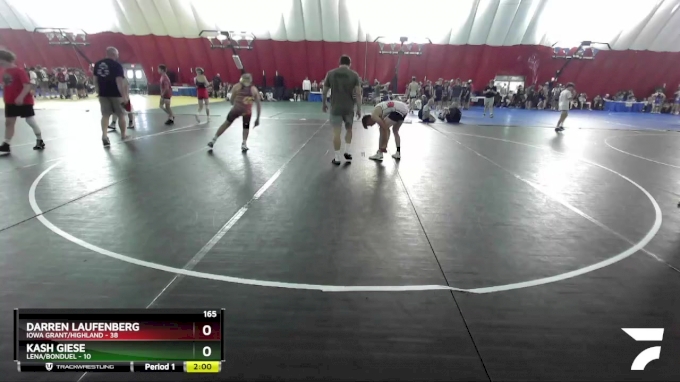 165 lbs Round 3 (16 Team) - Darren Laufenberg, Iowa Grant/Highland vs ...