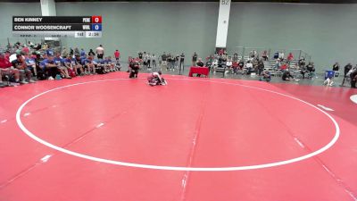100 lbs Ben Kinney, Pennsylvaniia Red vs Connor Woosencraft, Wisconsin Blue