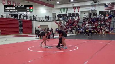 130 lbs Cons. Round 3 - Paige Fethke, Iowa City High vs Grace Recker, Bellevue