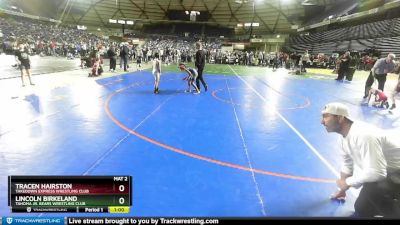 70 lbs Champ. Round 1 - Lincoln Birkeland, Tahoma Jr. Bears Wrestling Club vs Tracen Hairston, Takedown Express Wrestling Club