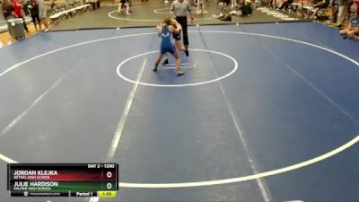 120G Round 1 - Jordan Klejka, Bethel High School vs Julie Hardison, Palmer High School