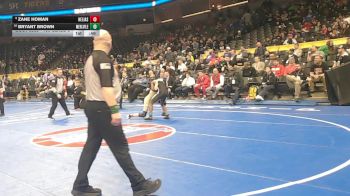 106 Class 3 lbs 5th Place Match - Bryant Brown, Mehlville vs Zane Homan, Helias Catholic