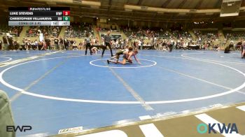 90 lbs Consi Of 8 #2 - Luke Stevens, Beggs Youth Wrestling Program vs Christopher Villanueva, SEO Wrestling Club