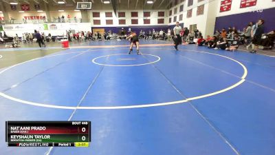 133 lbs Cons. Round 2 - Keyshaun Taylor, Brewton-Parker (GA) vs Nat`aani Prado, Baker (Kan.)