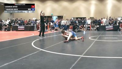 138 lbs Cons. Sub-quarters - Lazarus Joyce vs Marcus Heck, Wyoming Seminary