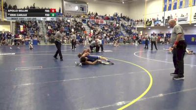 133 lbs Consy 6 - Apollo Bellini, Ponaganset-RI vs Erik Carlile, Penns Valley