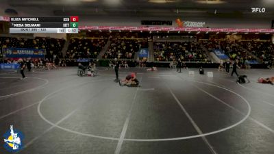 125 lbs Champ. Round 2 - Nesa Selmani, Bettendorf vs Eliza Mitchell, Iowa City High