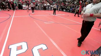 66 lbs Consi Of 4 - Brock Rosine, Enid Youth Wrestling Club vs Josiah Thompson, Newkirk Takedown