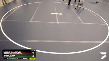 110 lbs Quarterfinal - Albino Almanza Iii, Mankato Area Youth Wrestling vs Owen Kuehl, Blaine Wrestling