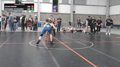 120 lbs Cons. Quarters - Lucas Porter, Sandpoint Legacy Wrestling Club vs Nathaniel Echavarria, Salem Elite Mat Club