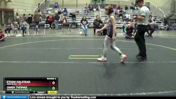 82 lbs Round 2 (4 Team) - Owen Thomas, Untouchables-Olympia vs Ethan Halstead, ARES Black