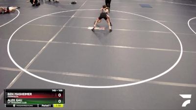 106 lbs Cons. Round 1 - Ben Masheimer, Minnesota vs Alex Gau, CP Takedown Club