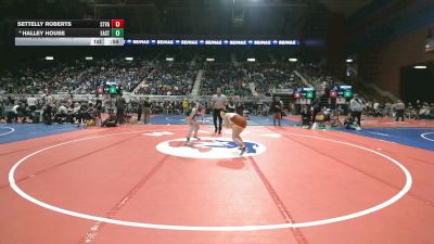 145 lbs Cons. Round 2 - Settelly Roberts, Star Valley vs Halley House, Cheyenne East