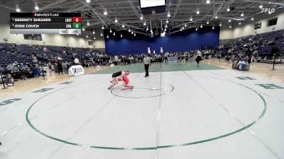 145 lbs Cons. Semi - Josie Couch, Chilhowie vs Serenity Shearer, Lord Botetourt