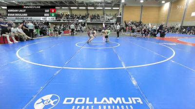 132 lbs Round Of 16 - Jordan Lally, East Greenwich vs Evan Boulard, Massabesic