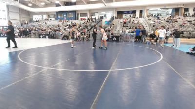 120 lbs Cons. Quarters - Uriah Holiday, ROUGH HOUSE WRESTLING vs Atticus Salinas, Gold Rush Wrestling
