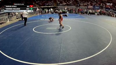 G 100 lbs Champ. Round 1 - Naslin Ayala, Riverdale Girls vs Kennedi Kullman, Woodlawn - B.R. Girls