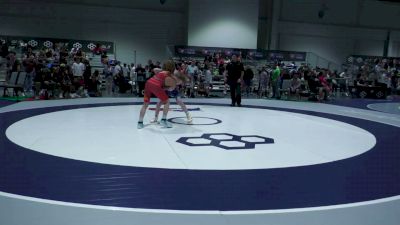 52 kg Champ. Rd Of 32 - Noah Losey, Bishop McCort High School Wrestling vs Czarlie Diffee, Cowboy Wrestling Club