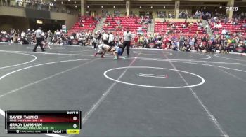72 lbs Round 4 (6 Team) - Grady Langham, Honey Badger Wrestling Club vs Xavier Talmich, Ridge Wrestling Club
