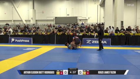 RENZO JAMES TUZON vs ARTHUR ELISSON DUETT RODRIGUES 2025 World IBJJF Jiu-Jitsu No-Gi Championship