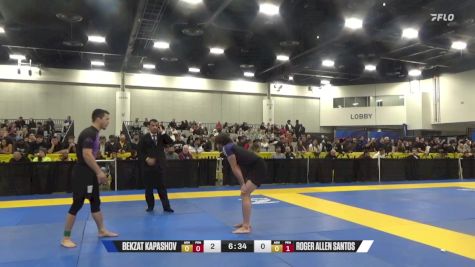 Roger Allen Santos vs Bekzat Kapashov 2024 World IBJJF Jiu-Jitsu No-Gi Championship