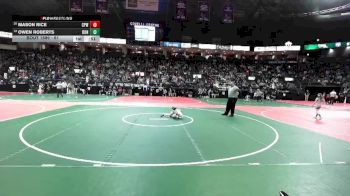 61 lbs Cons. Round 4 - Mason Rice, CPWA vs Owen Roberts, DONA