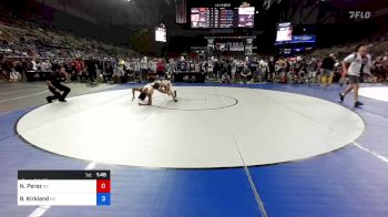 132 lbs Cons 64 #2 - Noah Perez, Nevada vs Boedi Kirkland, North Carolina