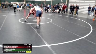 285 lbs Cons. Round 1 - Mason Garcia, Concordia (Neb.) vs Ruben Samuelson, Colorado Mesa University