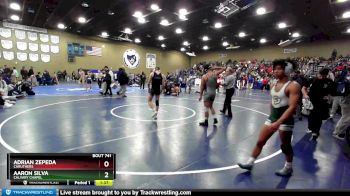 113 lbs Champ. Round 3 - Adrian Zepeda, Caruthers vs Aaron Silva, Calvary Chapel