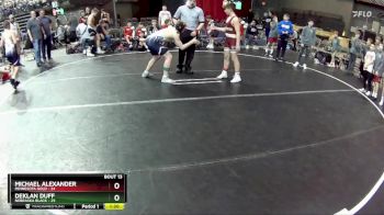 130 lbs Round 5 (6 Team) - Michael Alexander, Minnesota Gold vs Deklan Duff, Nebraska Black