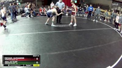 130 lbs Round 5 (6 Team) - Michael Alexander, Minnesota Gold vs Deklan Duff, Nebraska Black