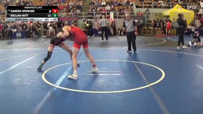 122 lbs Semifinal - Xander Spencer, Jv Warriors vs Declan Hutt, Cincinnati La Salle