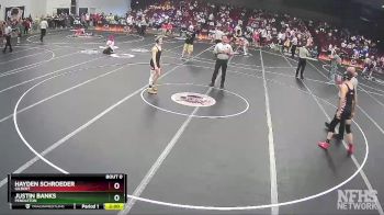 3A 126 lbs Quarterfinal - Justin Banks, Pendleton vs Hayden Schroeder, Gilbert