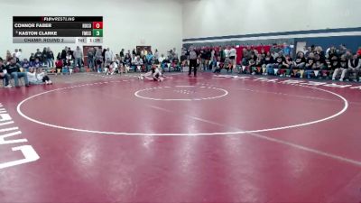 121 lbs Champ. Round 2 - Kaston Clarke, Fulda-Murray Cty Central vs Connor Faber, Rocori