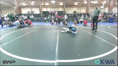96 lbs Rr Rnd 4 - Parks Behrens, SOWA vs Hutson Heuring, Amped Wrestling Club