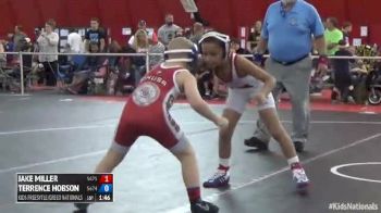 75 Round 1 Terrence Hobson (Nebraska) vs. Jake Miller (Oklahoma)