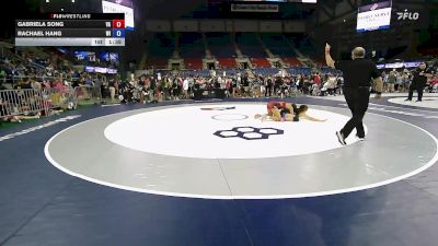 140 lbs Cons. Rd Of 32 - Gabriela Song, VA vs Rachael Hang, WI