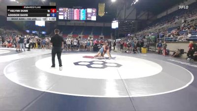 155 lbs Cons. Rd Of 32 - Kelynn Dunn, VA vs Addison Davis, MO