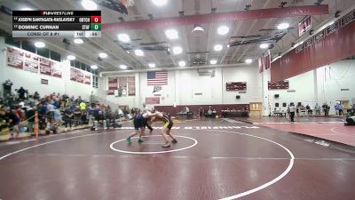 150 lbs Consi Of 8 #1 - Joseph Santagata-Raslavsky, O'Brien Tech* vs Dominic Curnan, Stafford