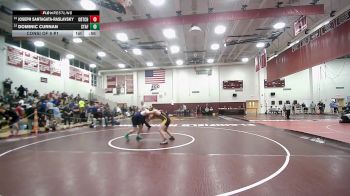 150 lbs Consi Of 8 #1 - Joseph Santagata-Raslavsky, O'Brien Tech* vs Dominic Curnan, Stafford